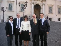 Davanti al palazzo del Quirinale